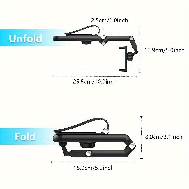 Multi-Functional Car Phone Holder: Sun Visor Navigation Rack for Direct-View GPS Navigation