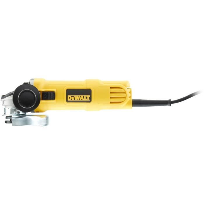 DEWALT Meuleuse d'Angle Compacte 125 mm Filaire avec Interrupteur à Palette DWE4157-QS