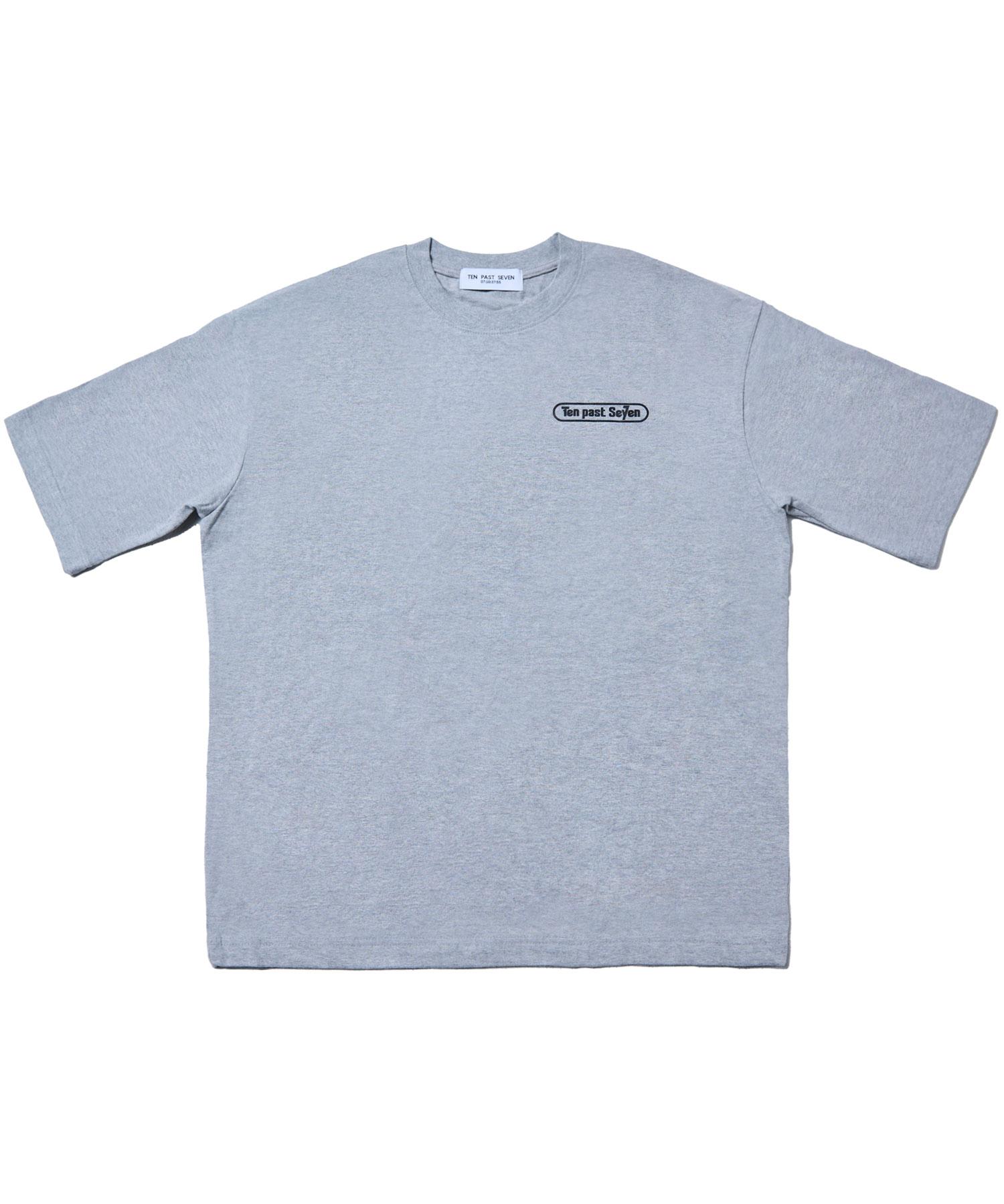 10 Fast Seven Lettering Print T-Shirt - Gray Gray/M