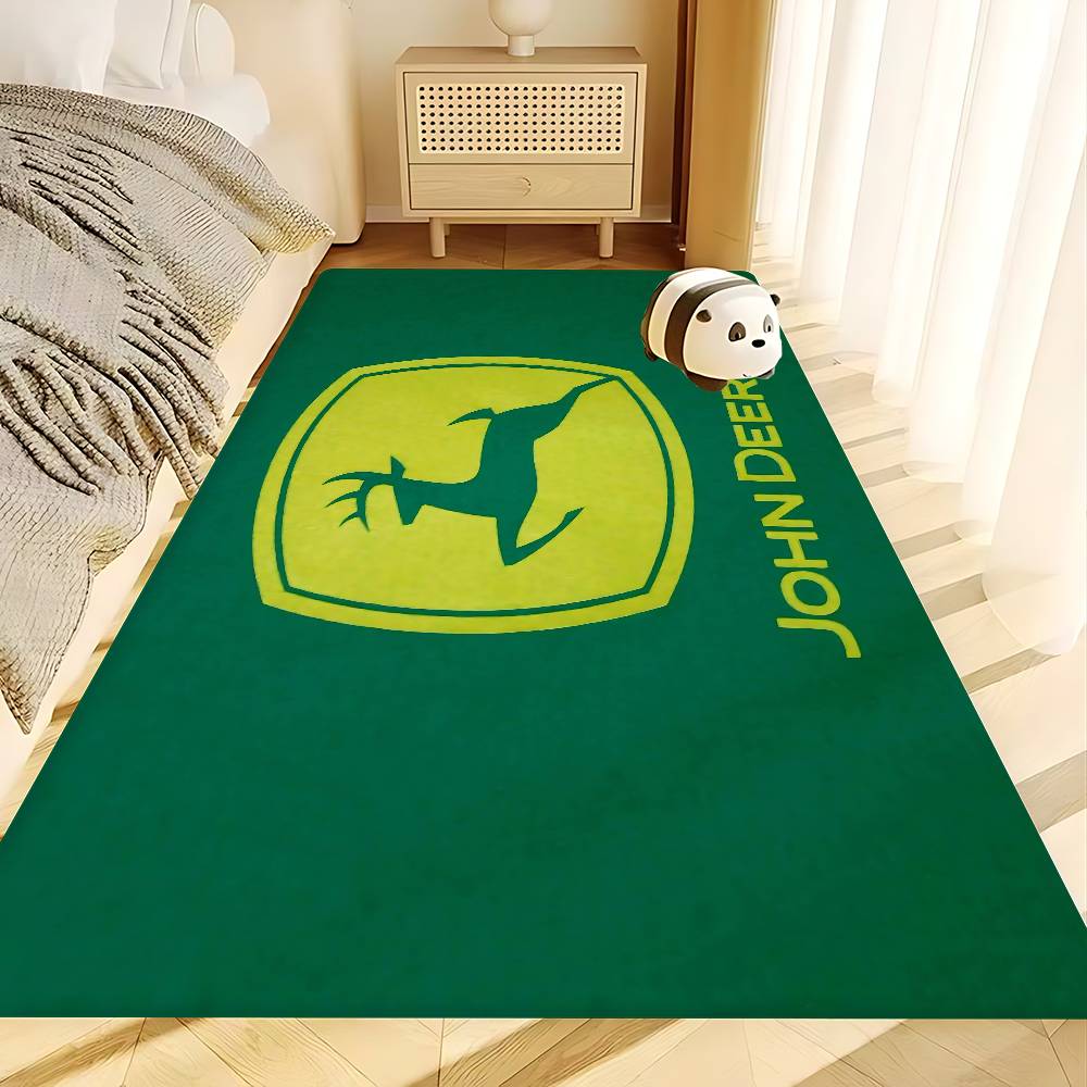 Marca Agrícola J-John D-Deere Felpudo Lavable Antideslizante Sala de Estar Sofá Sillas Alfombrilla para Zona Alfombra de Área para Puerta de Cocina