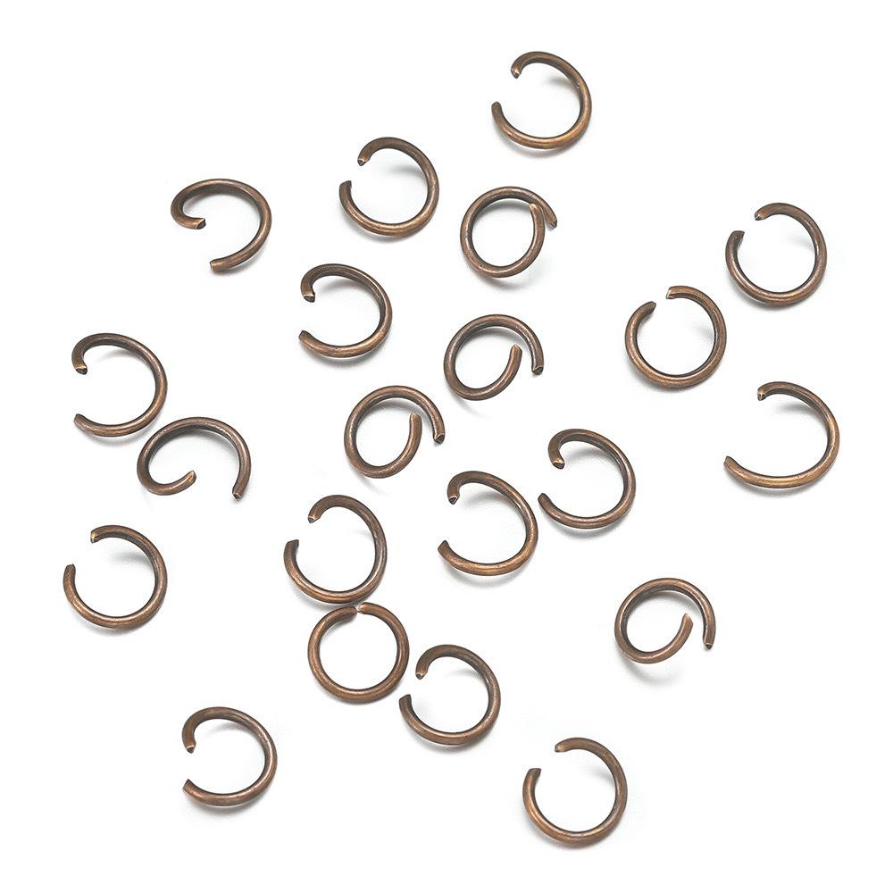 Open Jump Rings for DIY Jewelry: Single Loop O-Ring Connectors for Bracelets and Necklaces