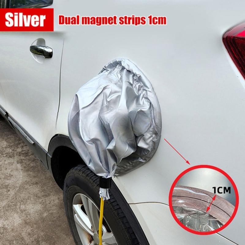 Abdeckung für den Ladeanschluss des EV-Autoladegeräts, wasserdicht, für Schnee, Regen, Sonne und Staub, magnetische Adsorption, Abdeckung für den Ladeanschluss des Autos