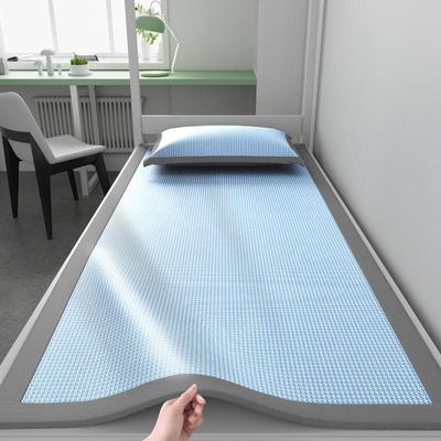 Luxury Cooling Ice Slippy Fiber Fabric Mattress Pad Set, Summer Soft Comfort Breathable Cool Mat with Long-Lasting Cooling Effect