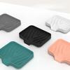 New Kitchen Bathroom Anti-slip Sink Tray Creative Washing Table Soap Tray Free Punch Drain Rack Silicone Drain Soap Box 1Pcs