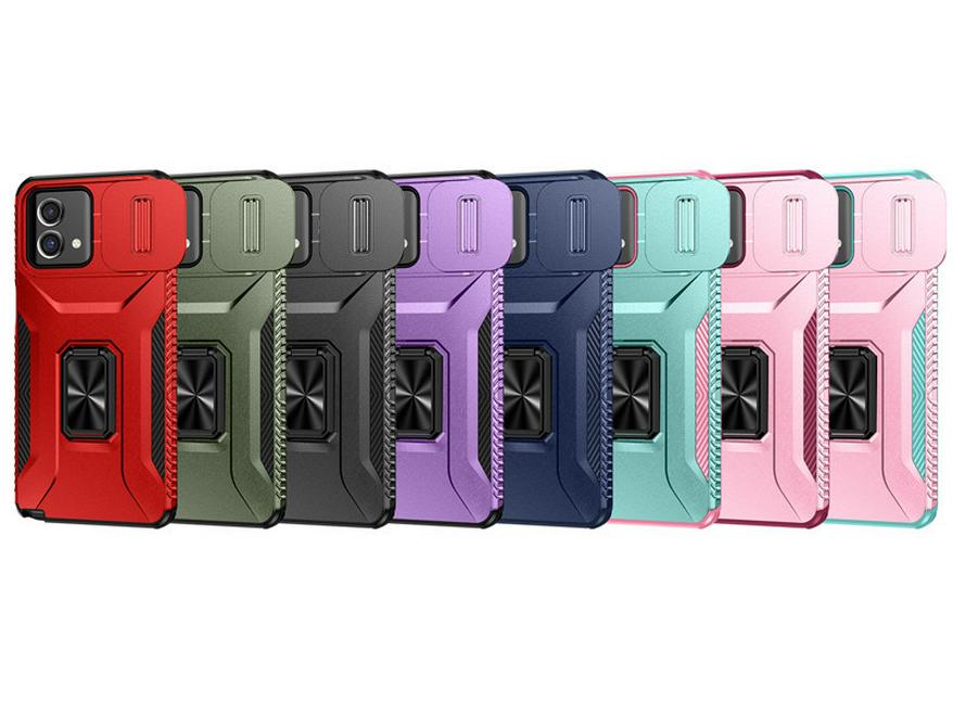 Motorola Moto Edge 2025 G5G Ring Pull-Push Window Phone Case, Compatible with G Pure and G Stylus.