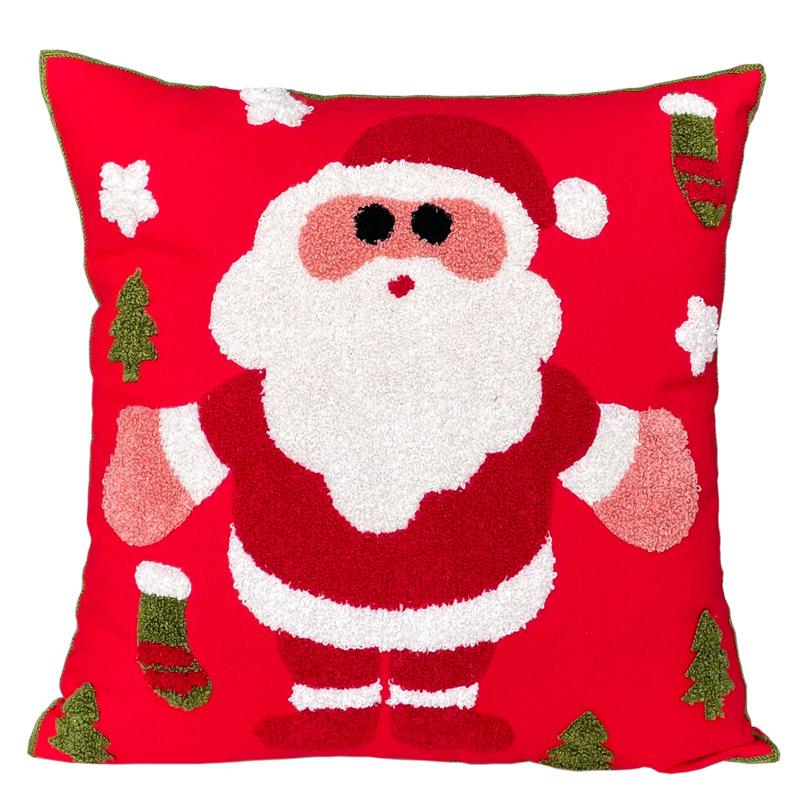 

Christmas Gifts New Year Home Gift Pillowcase Cute Cartoon Office Cushion Sofa Pillowcase 45 * 45cm (pillowcase)
