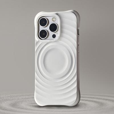 Ripple Liquid Silicon For Magsafe Wireless Charge Magnetic Case for iPhone 15 14 Plus 13 12 Pro Max Soft Shockproof Cover