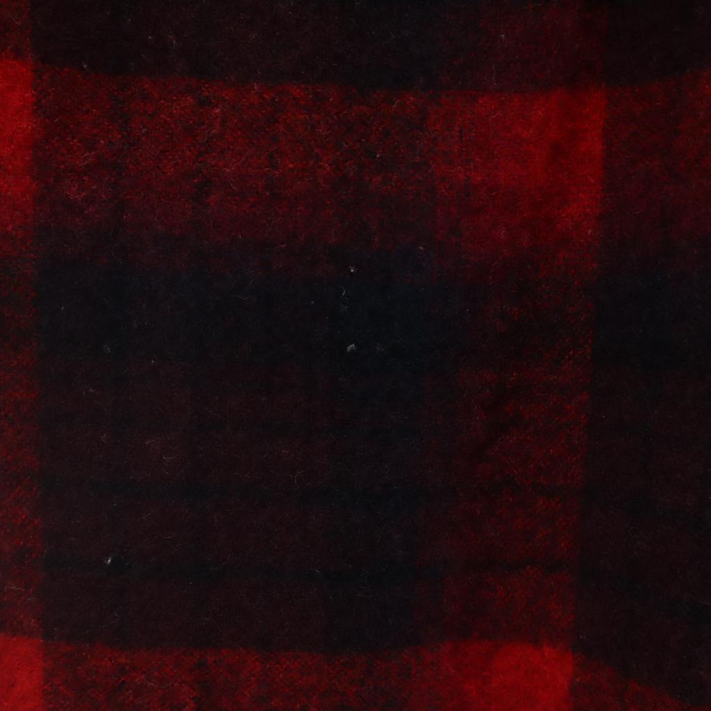 PENDLETON 70s Made In USA Wool Vintage Check Pattern Long Sleeve Shirt 16 Men's Used