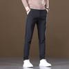 Spring and Autumn Striped Thin Casual Pants Men's Trousers Slim