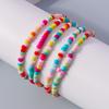 Fashion Bohemian Colorful Beads Bracelet Multi-layer Handmade Beaded Bracelets Women Girls Party Holiday Jewelry Gifts
