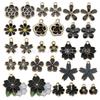 Pink Flower Oil Drop Korean Keychain & Bracelet Pendants