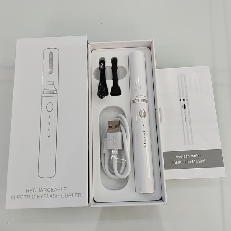 USB Rechargeable Electric Eyelash Curler - Long-lasting Perm Curl