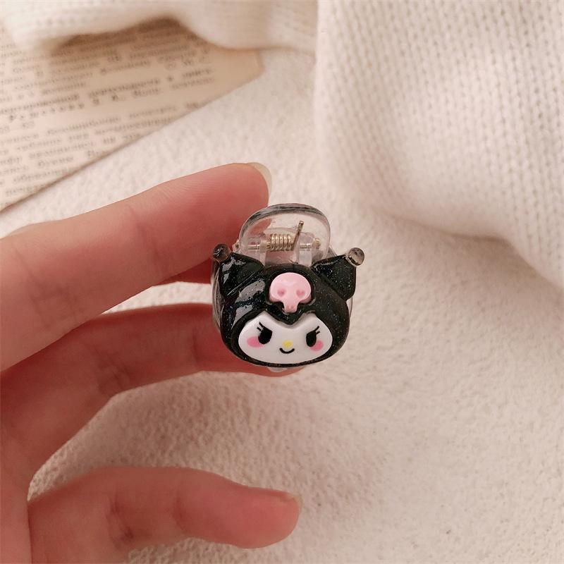 Милая Заколка для Волос Sanrio Kawaii Аниме Хелло Китти Мелоди Куроми Синнаморолл Заколка для Волос Девочек Мультяшный Милый Аксессуар для Волос