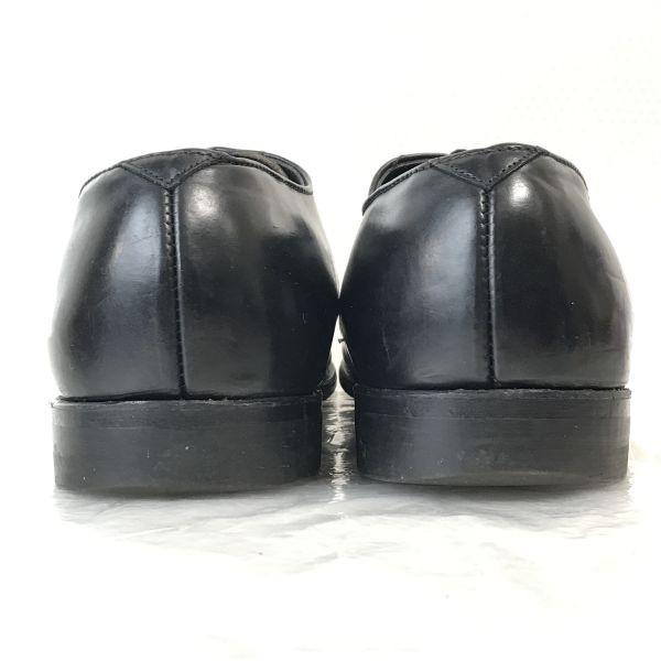 USA 70s-80s?/kinney shoes/Goodyear Welt Leather U-Tip Shoes/8.5/26.0-26.5/Black/Vintage(USED)