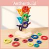 Wooden Color Sorting Rainbow Tree Educational Toy For Toddler Cognitive Development
