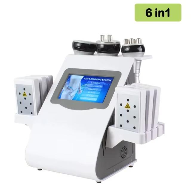 

9-в-1 Вакуумний Лазерний РЧ 40K Кавітаційний Апарат - Схуднення в кількох зонах, Ліфтинг обличчя та Формування тіла 6in1