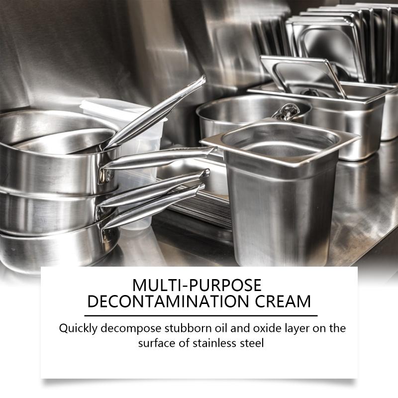 Multiuse Stainless Steel Cleaning Paste Pot Bottom Burn Scale Remover Rust for Household Kitchen