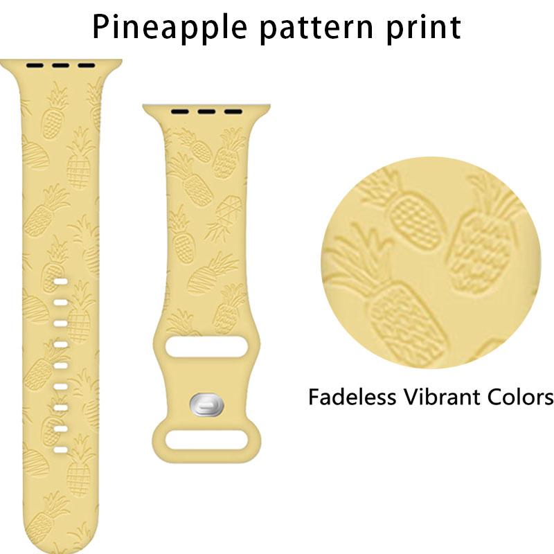 Uhrenarmband Silikonarmband für Apple Watch Armband 44mm 42mm 45mm 38mm 40mm 41mm 49mm Smartwatch Correa iWatch Serie Ultra 8 7 6 5 4 3 SE