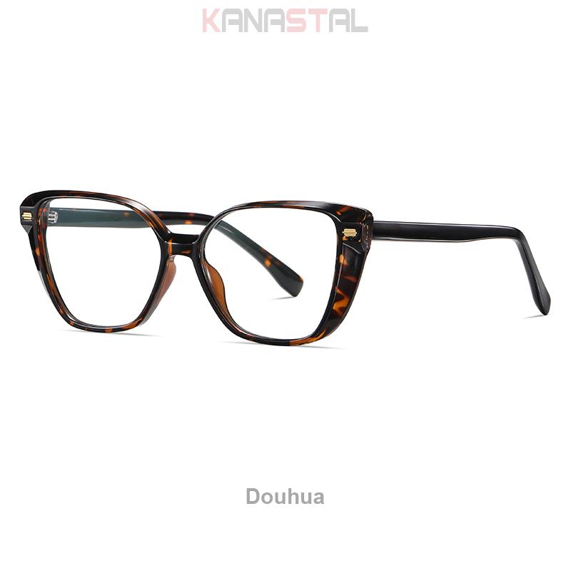 Women Blue Light Blocking Reading Glasses Prescription CR39 Optic Lenses Myopia Eyewear Computer TR90 Butterfly Eyeglasses Frame