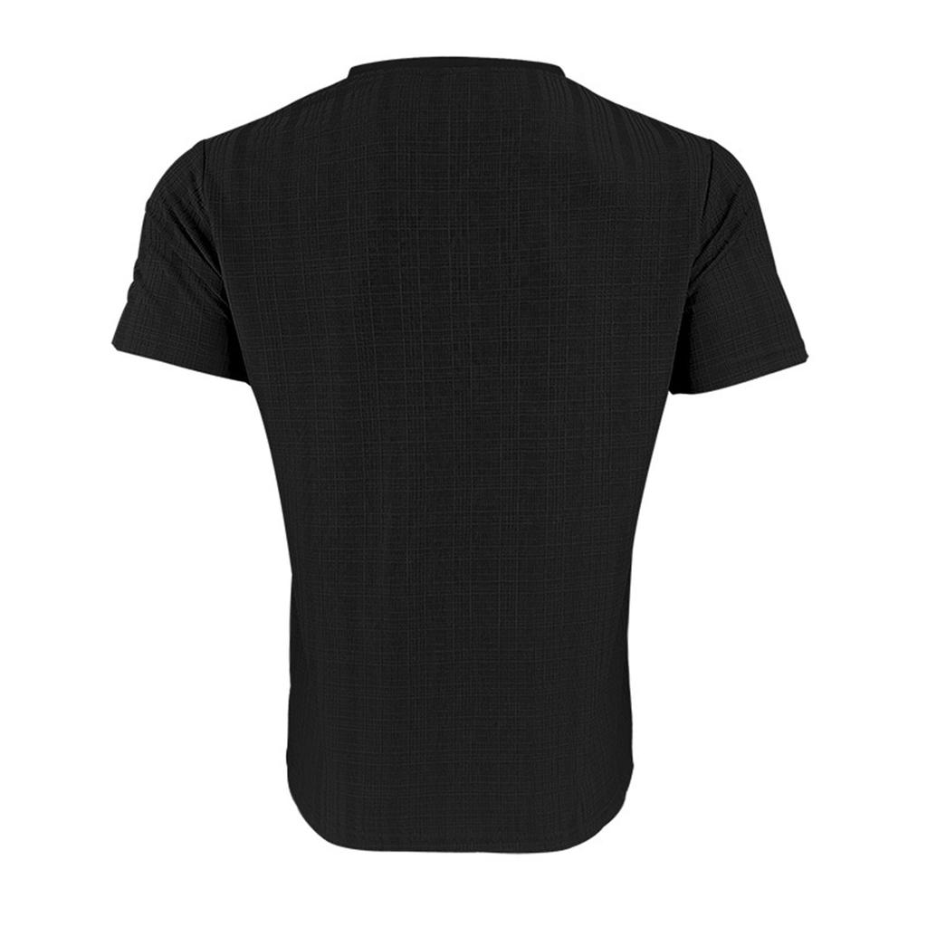 Sommer Herren Locker Atmungsaktiv Lässiger Cardigan Schnelltrocknend Kurzarm