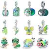 925 Silver Green Series Longing For The Tree Of Free Life Charms Beads For Women Fit Bracelet DIY Jewelry Gift