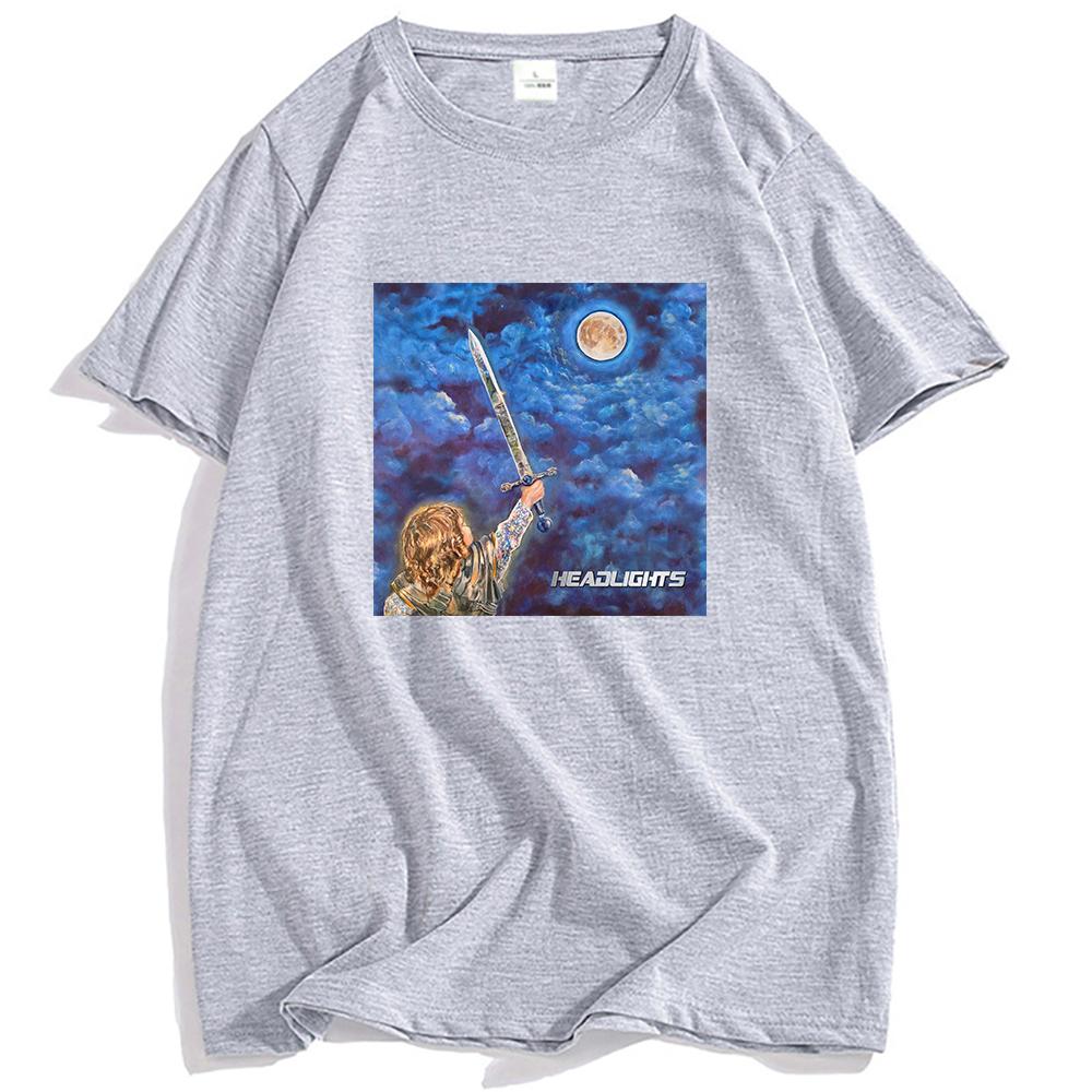 ALEX G Tričko s oknem Světlomety Album Potisk Trička Léto Krátký rukáv Volné Tričko O-výstřih Móda Pánské Dámské Oblečení