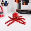 Articulated Sea Animal Toy 3D Printed Octopus Toy, Figurine with Movable Joints, Plastic Stress Relief Fidget for Kids Adults Sensory