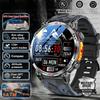New Outdoors Military GPS SmartWatch 5ATM Waterproof Compass Altimeter HD Screen Bluetooth Call Sports Smartwatch Men