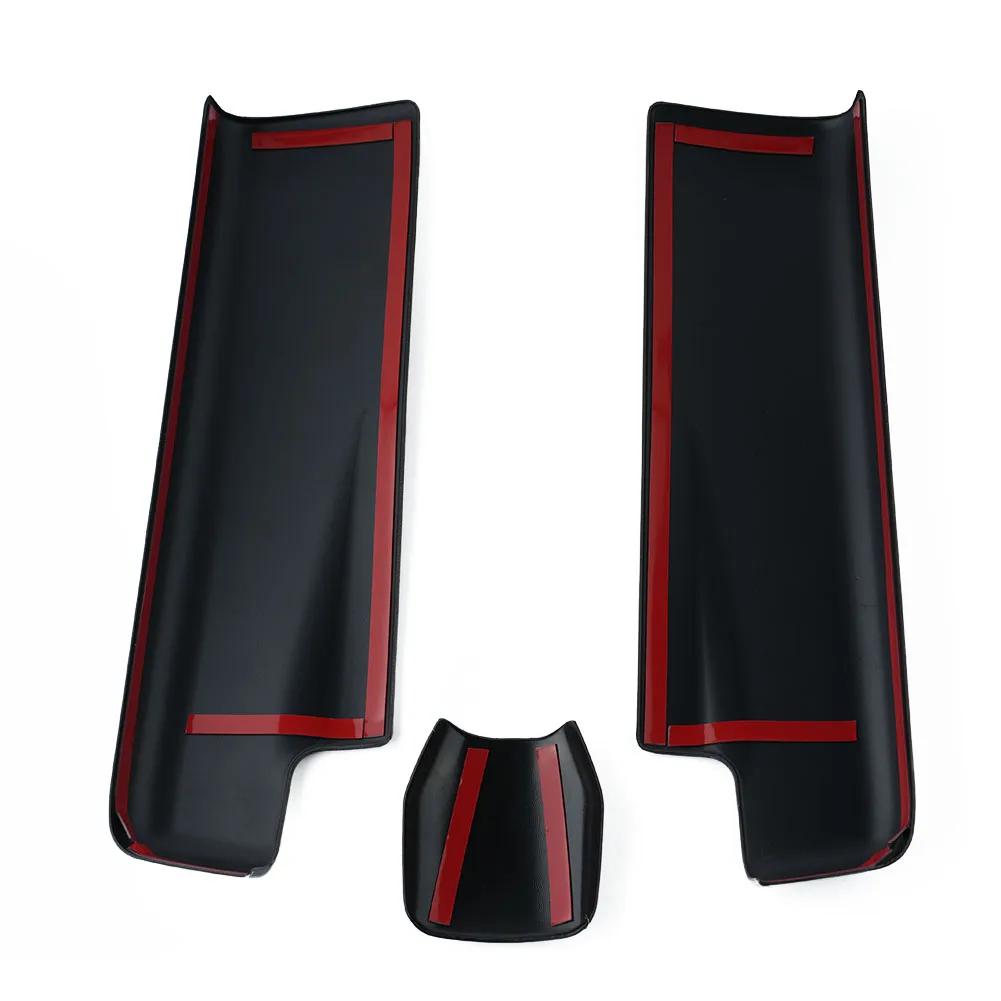 Carbon Fiber Center Armrest Box Cover For Mercedes-Benz Automobile Console Arm Rest Storage Box Lid Cover Interior Decor Sticker