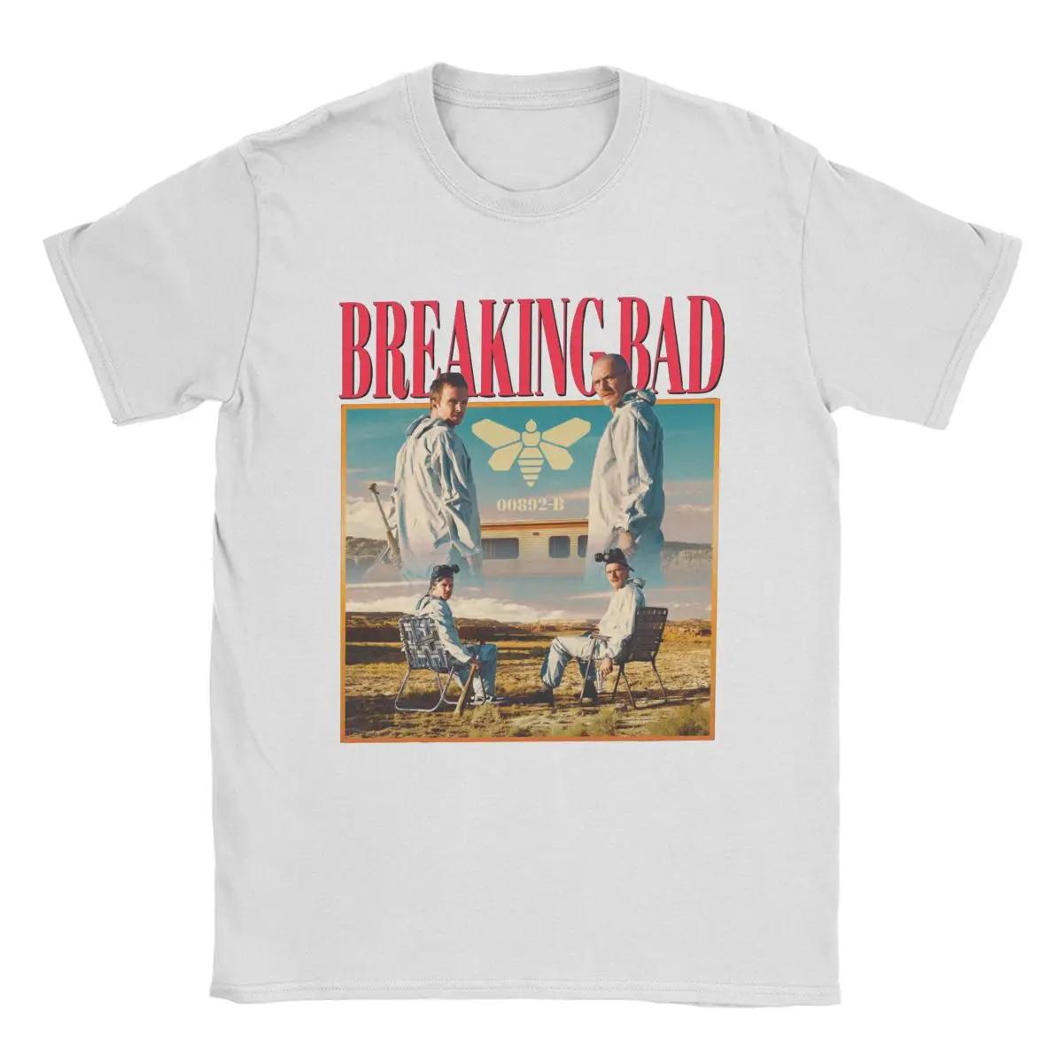 

Футболки в стилі 90-х Breaking Bad Стильні Універсальні Чоловічі Жіночі Харадзюку З коротким рукавом Бавовняні Вінтажні Вуличний одяг Кумедні Унісекс Топи M