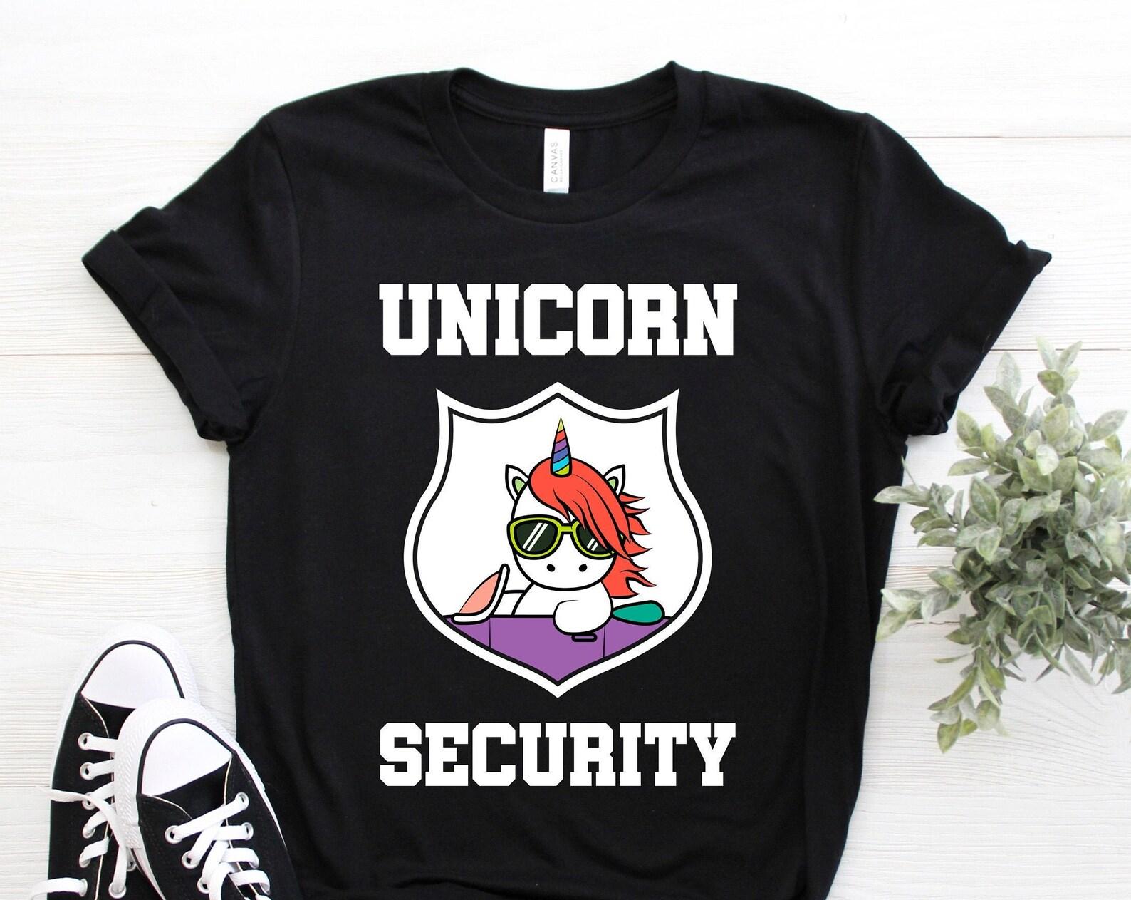 Funny Unicorn Security Shirt, Unicorns Rules Tank Top, Cool Rainbow Crop Tee, Retro Muscular Unicorn Shirts, Awesome Gifts Party Present 150