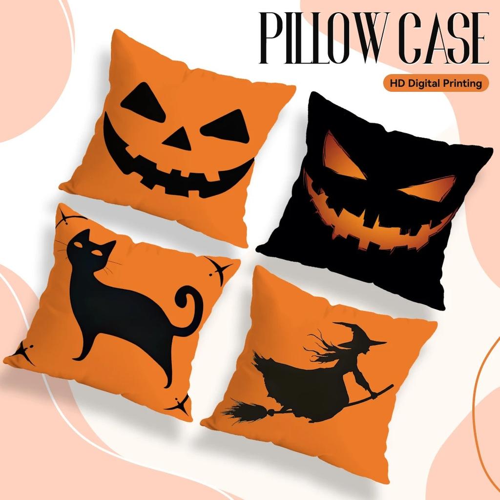 Halloween-Festival-Dekokissen, Kürbis-dekorierte Sofa-Möbeldekoration, superweiches Material, festliche Atmosphäre