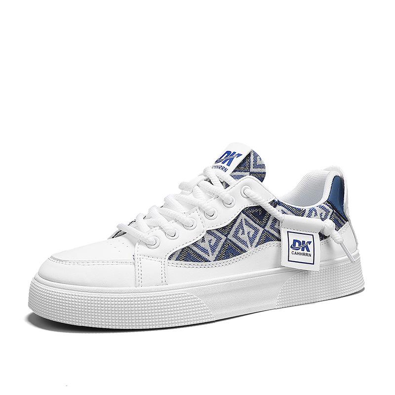 Niedrige Herrenschuhe, neue Sportschuhe für Frühling und Herbst, Boardschuhe, flache Schuhe für Studenten, Freizeitschuhe mit Zehensteg, weiße Schuhe für Jugendliche