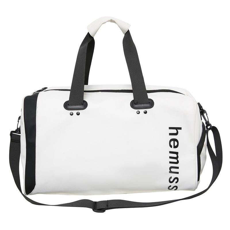 Hand-held travel bag Fashion trendy men's and women's models Go out with shoe compartment Bottom dry and wet separation design Fitness bag