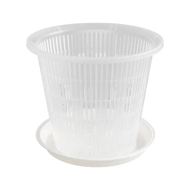 Breathable Plastic Orchid Pot - Anti-Rot, Ideal for Phalaenopsis and Hydroponic Plants