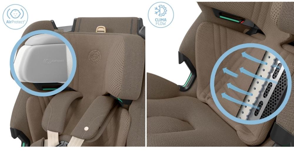 Maxi Cosi Emerald 360 PRO Fotelik Samochodowy 0-36 Kg Authentic Black