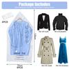 5 Pack Hanging Vacuum Storage Bags Space Saver Bags Hanging Storage Bags for Clothes for Suits Dress Jackets Closet Organizer