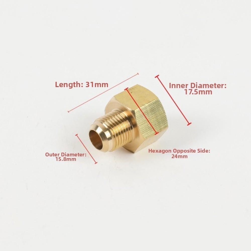 Brass Fitting Brass Copper Tube Adapter Female-Male 1/4" 3/8" 1/2" 3/4" Brass Pipe Fitting Reducer Joint