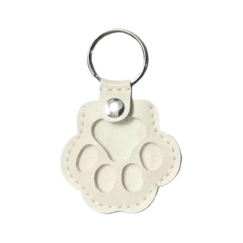 1PC Wear-resistant Bag Unique Hollow Shape Pet Collars Pet Hair Keychain Car Keys Pet Hair Convenient Companionship Durable