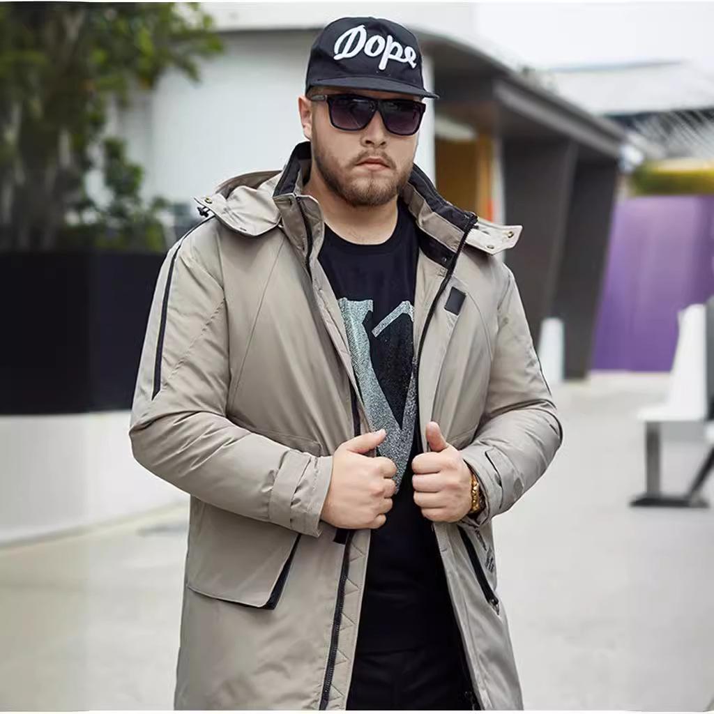 Winter Thickened Plus Size Trendy Loose Long Cotton Coat for Plus Size