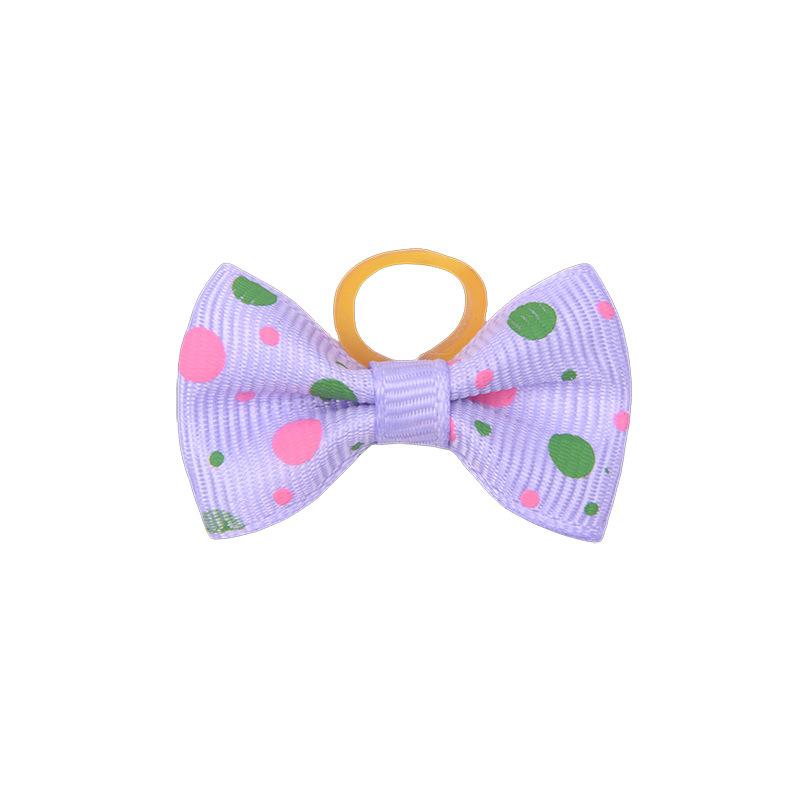 100 ks psích doplňků Psí mašličky do srsti Módní roztomilé psí mašličky Gumičky Ozdoba do psího obojku pro psí doplňky