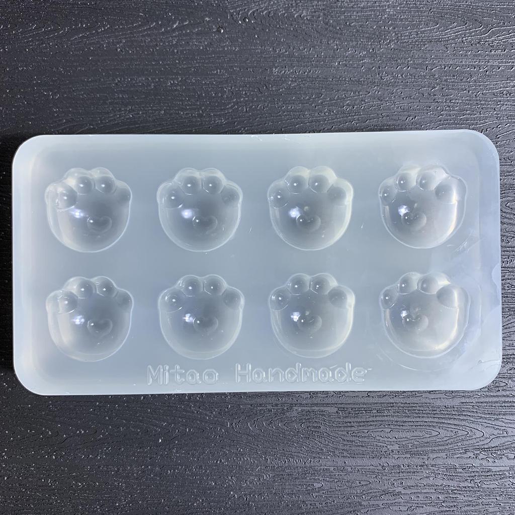 Resin Shaker Filling Mold Silicone Cat-paw Molds Resin Mold Filler Quicksand Casting Filling Mold for Jewelry Making
