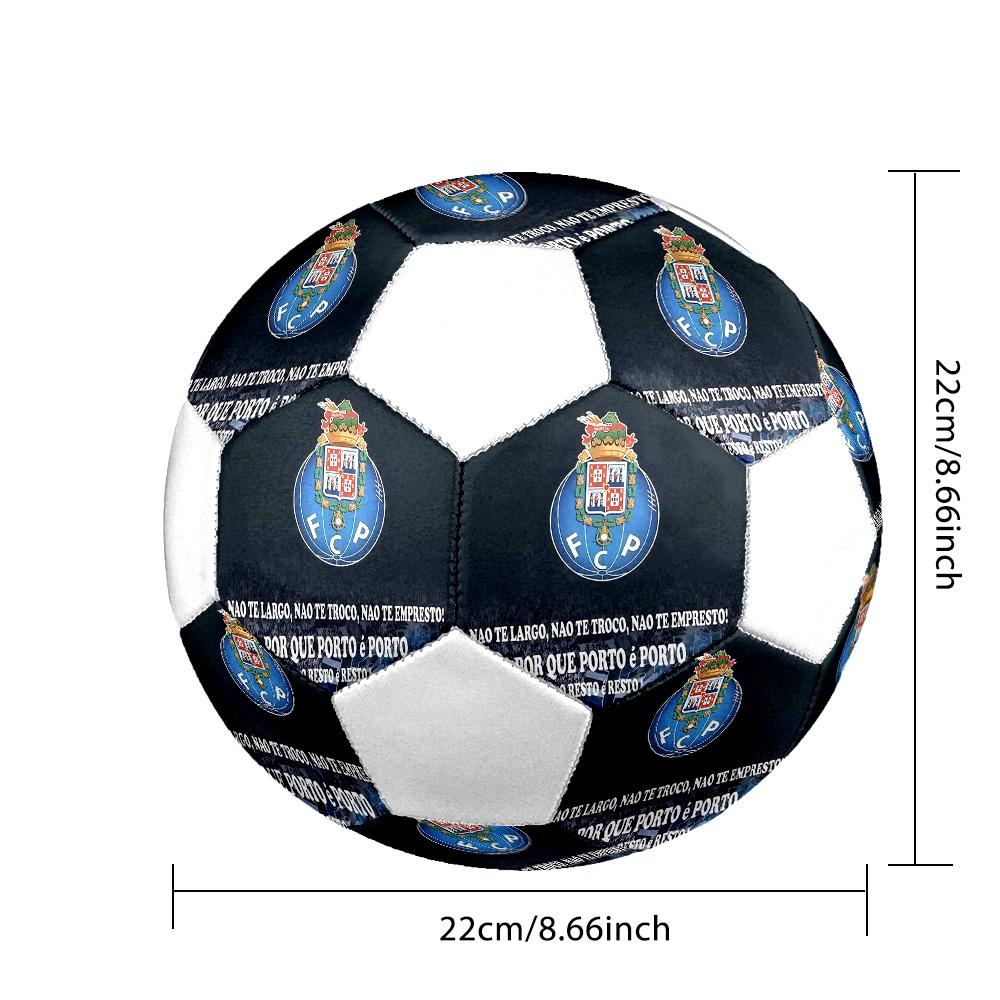 1PC FCP Size 5 Soccer Ball PrahaIndoor Soccer Ball Colorful All Ages Machine Stitched PVC Competition Ready Durable High-Bounce