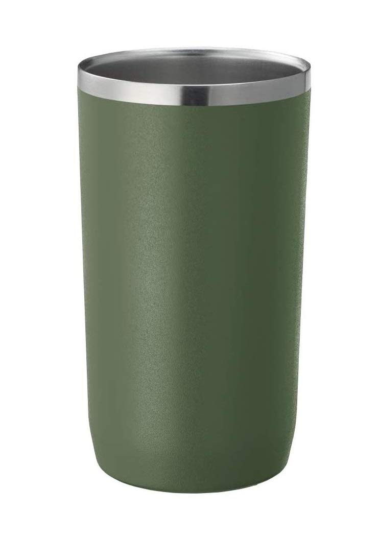 

Gowell Zalatto Vacuum Stainless Double Khaki Matte Tumbler, Insulated, Steel, Thermo, Cold/Hot, Wall, Large, 450ml, (Men s Like, Stylish, Series)