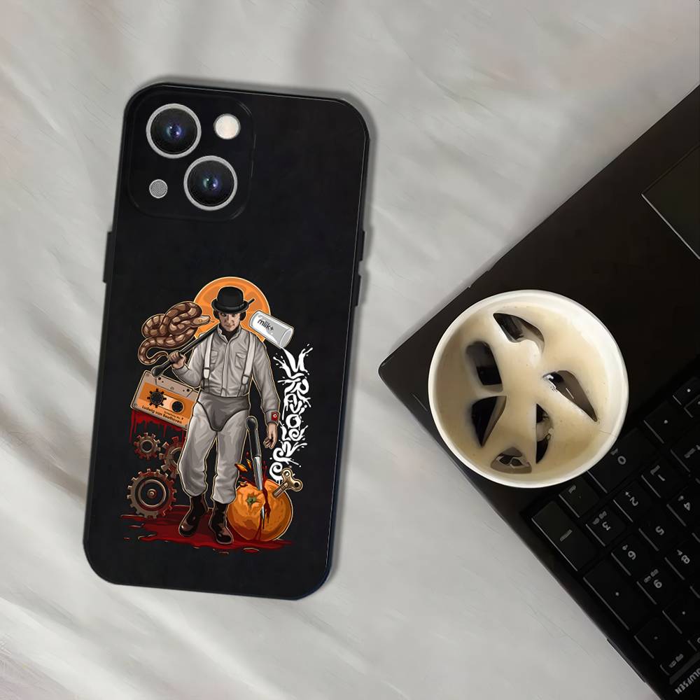 A C-Clockwork O-Orange Phone Case For iPhone 17,16,15,14,13,12,11,Pro,XS,Max,XR,Plus,E,SE4,Mini Black Soft Cover
