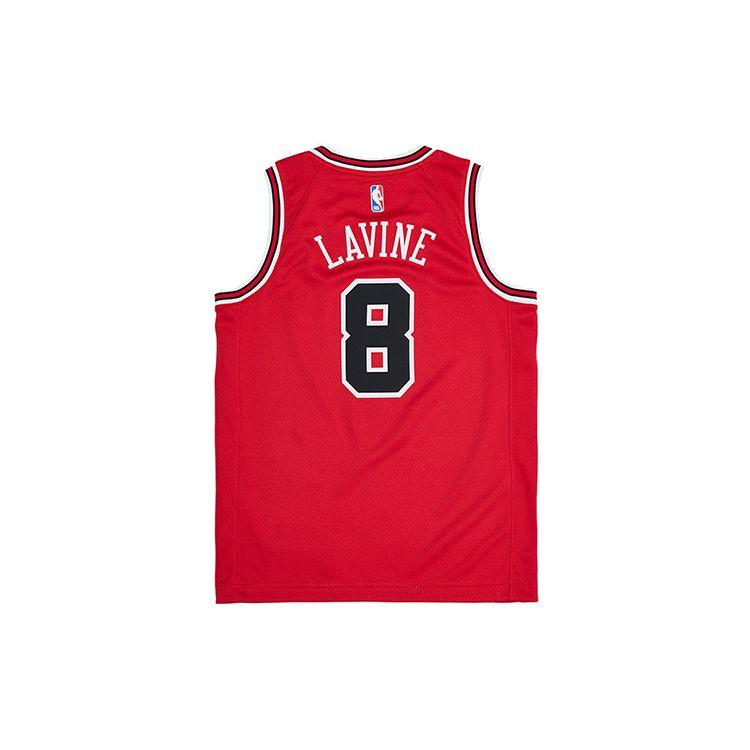 Nike X NBA Collaboration Youth Chicago Bulls Zach Lavine Home Quick-Dry Breathable Basketball Jersey Kids Jersey Red 3Z2B7BZ2P-BULZL