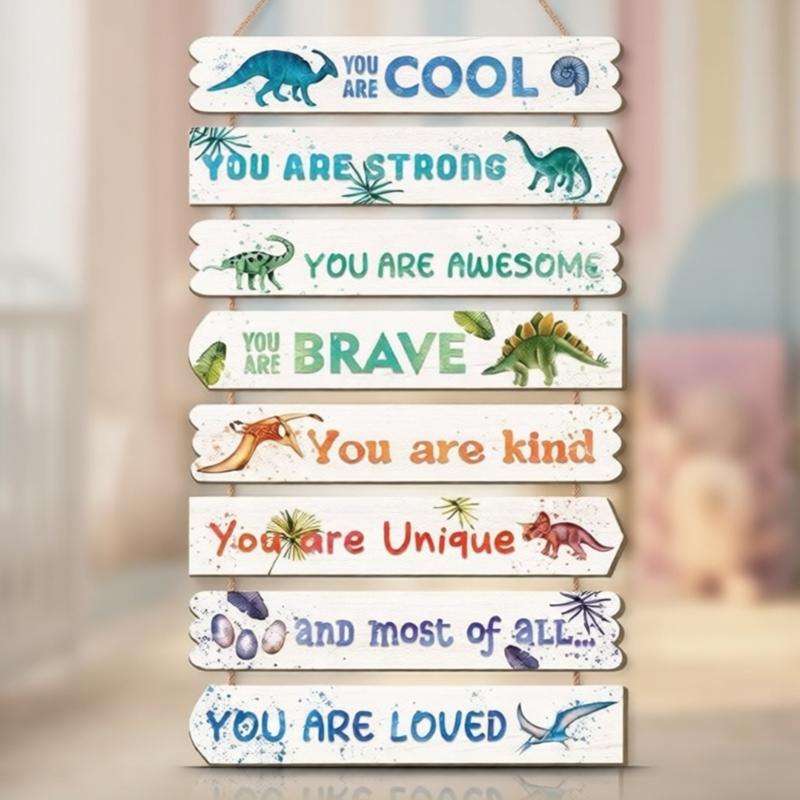 Wooden Hanging Motivational Wall Art Decoration Sign Inspirational Wall Art Decors Inspiring Positive Quotes Wall Decors