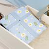 Storage Bag with Two-Way Zipper Extra Large Capacity Dust-Proof Organizer Flower Pattern Clothes Storage Bag