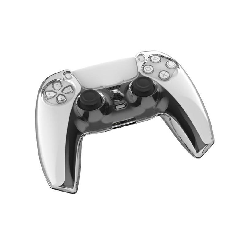 PS5 Wireless Controller Crystal Protective Shell - Transparent Hard Case Cover