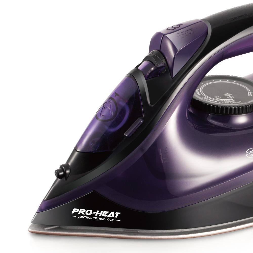 Home Steam Iron, Handheld, Wall-Mountable, Corded, Dry/Wet Dual-Use, 2000W